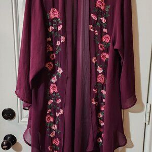 Torrid Floral Sheer Kimono